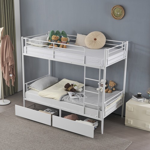 Metal twin over - over, bed