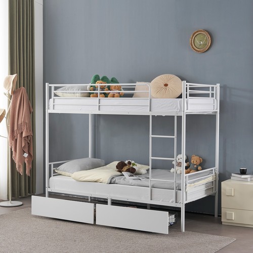 Space saving twin over - over,