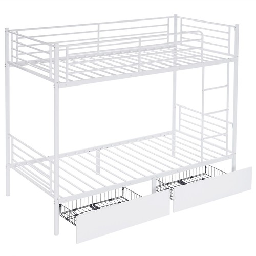 Metal twin over - metal, bunk